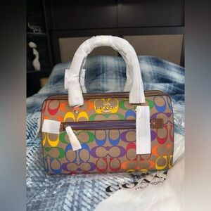 Coach Rowan Rainbow Signature